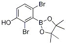 2,4-Dibromo-3-(4,4,5,5-tetramethyl-1,3,2-dioxaborolan-2-yl)phenol Structure,1256781-61-9Structure