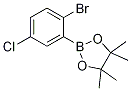 2-(2-Bromo-5-chlorophenyl)-4,4,5,5-tetramethyl-1,3,2-dioxaborolane Structure,1256781-63-1Structure