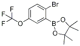 2-(2-Bromo-5-(trifluoromethoxy)phenyl)-4,4,5,5-tetramethyl-1,3,2-dioxaborolane Structure,1256781-66-4Structure