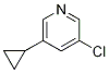 3-Chloro-5-cyclopropylpyridine Structure,1256803-11-8Structure