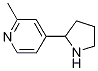 2-Methyl-4-(2-pyrrolidinyl)pyridine Structure,1256805-56-7Structure