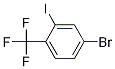 4-Bromo-2-iodo-1-(trifluoromethyl)benzene Structure,1256945-00-2Structure