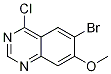 6-Bromo-4-chloro-7-methoxyquinazoline Structure,1256955-27-7Structure