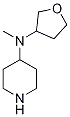 N-methyl-n-(tetrahydro-3-furanyl)-4-piperidinamine Structure,1257293-66-5Structure