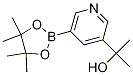 2-[5-(4,4,5,5-Tetramethyl-1,3,2-dioxaborolan-2-yl)-3-pyridyl]propan-2-ol Structure,1257431-63-2Structure