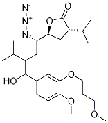 (3S,5S)-5-[(1S,3S)-1-疊氮基-3-[[4-甲氧基-3-(3-甲氧基丙氧基)苯基]羥甲基]-4-芐基]二氫-3-異丙基-2(3H)-呋喃酮結(jié)構(gòu)式_1257529-92-2結(jié)構(gòu)式