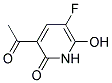 2(1H)-pyridinone, 3-acetyl-5-fluoro-6-hydroxy-(9ci) Structure,125758-37-4Structure