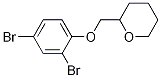 2-((2,4-Dibromophenoxy)methyl)tetrahydro-2h-pyran Structure,1257665-15-8Structure