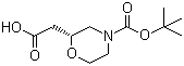 (R)-n-boc-嗎啉-2-乙酸結(jié)構(gòu)式_1257848-48-8結(jié)構(gòu)式