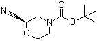 (R)-n-boc-2-氰基嗎啉結(jié)構(gòu)式_1257850-78-4結(jié)構(gòu)式