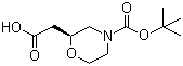 (S)-n-boc-嗎啉-2-乙酸結(jié)構(gòu)式_1257850-82-0結(jié)構(gòu)式