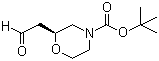 (S)-n-boc-2-(2-氧代-乙基)-嗎啉結(jié)構(gòu)式_1257850-93-3結(jié)構(gòu)式