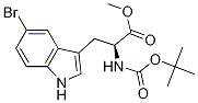 Methyl (s)-2-(boc-amino)-3-(5-bromo-3-indolyl)propanoate Structure,1257851-13-0Structure