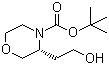 (R)-n-boc-3-(2-hydroxyethyl)morpholine Structure,1257855-07-4Structure