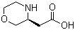 (S)-嗎啉-3-基-乙酸結(jié)構(gòu)式_1257856-13-5結(jié)構(gòu)式