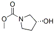 1-Pyrrolidinecarboxylicacid,3-hydroxy-,methylester,(r)-(9ci) Structure,125787-05-5Structure