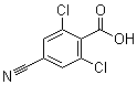 2,6-Dichloro-4-cyanobenzoic acid Structure,1258298-05-3Structure