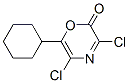 2H-1,4-oxazin-2-one, 3,5-dichloro-6-cyclohexyl-Structure,125849-99-2Structure 2H-1,4-oxazin-2-one, 3,5-dichloro-6-cyclohexyl- Structure,125849-99-2Structure