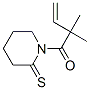 2-Piperidinethione, 1-(2,2-dimethyl-1-oxo-3-butenyl)-(9ci) Structure,125880-13-9Structure