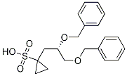 (S)-1-(2,3-雙(芐氧基)丙基)環(huán)丙烷-1-磺酸結(jié)構(gòu)式_1259007-44-7結(jié)構(gòu)式