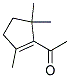 Ethanone, 1-(2,5,5-trimethyl-1-cyclopenten-1-yl)-(9ci) Structure,125952-10-5Structure