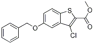 3-Chloro-5-(phenylmethoxy)-benzo[b]thiophene-2-carboxylic acid methyl ester Structure,1259977-93-9Structure