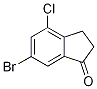 6-Bromo-4-chloro-2,3-dihydroinden-1-one Structure,1260017-17-1Structure