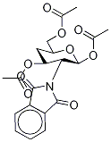 乙?；?2-脫氧-2-鄰苯二甲酰亞氨基-4-脫氧-3,6-二-o-乙酰基-β-d-吡喃葡萄糖苷結構式_1260591-45-4結構式