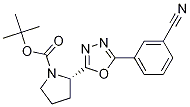 (S)-tert-butyl 2-(5-(3-cyanophenyl)-1,3,4-oxadiazol-2-yl)pyrrolidine-1-carboxylate Structure,1260605-21-7Structure