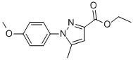 1-(4-Methoxy-phenyl)-5-methyl-1h-pyrazole-3-carboxylic acid ethyl ester Structure,126068-76-6Structure