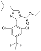 1-[2,6-Dichloro-4-(fluoromethyl)phenyl]-3-(2-methylpropyl)-1h-pyrazole-5-carboxylic acid ethyl ester Structure,126100-06-9Structure