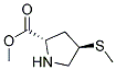 反式-(9ci)-4-(甲基硫代)-L-脯氨酸甲酯結構式_126111-06-6結構式