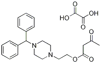 2-(4-Diphenylmethyl-1-piperazinyl)ethyl acetoacetate oxalate Structure,1261268-85-2Structure