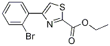 4-(2-溴苯基)噻唑-2-羧酸乙酯結(jié)構(gòu)式_1261269-07-1結(jié)構(gòu)式