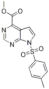 Methyl 7-tosyl-7h-pyrrolo[2,3-d]pyrimidine-4-carboxylate Structure,1261365-63-2Structure