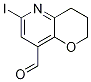 6-Iodo-3,4-dihydro-2h-pyrano[3,2-b]pyridine-8-carbaldehyde Structure,1261365-84-7Structure