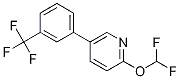 2-(Difluoromethoxy)-5-(3-(trifluoromethyl)phenyl)pyridine Structure,1261628-34-5Structure