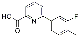 6-(3-Fluoro-4-methylphenyl)picolinicacid Structure,1261904-70-4Structure