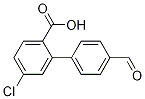 5-Chloro-4-formyl-[1,1-biphenyl]-2-carboxylicacid Structure,1261929-46-7Structure