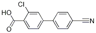 3-Chloro-4-cyano-[1,1-biphenyl]-4-carboxylicacid Structure,1261945-47-4Structure