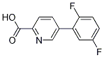 5-(2,5-Difluorophenyl)picolinicacid Structure,1261947-80-1Structure