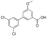 3,5-Dichloro-5-methoxy-[1,1-biphenyl]-3-carboxylicacid Structure,1261954-74-8Structure