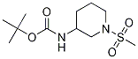 Tert-butyl 1-(methylsulfonyl)piperidin-3-ylcarbamate Structure,1262310-00-8Structure