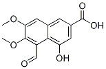 5-Formyl-4-hydroxy-6,7-dimethoxy-2-naphthalenecarboxylic acid Structure,126274-96-2Structure