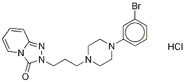 3-Dechloro-3-bromo trazodone hydrochloride Structure,1263278-80-3Structure