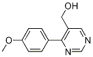 4-(4-Methoxyphenyl)-5-pyrimidinemethanol Structure,1263281-18-0Structure