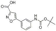 5-(3-((Tert-butoxycarbonyl)amino)phenyl)isoxazole-3-carboxylicacid Structure,1263283-70-0Structure