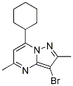 3-Bromo-7-cyclohexyl-2,5-dimethylpyrazolo[1,5-a]pyrimidine Structure,1263286-18-5Structure