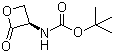 Tert-butyl n-[(3r)-2-oxooxetan-3-yl]carbamate Structure,126330-77-6Structure