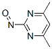 Pyrimidine, 4,6-dimethyl-2-nitroso- (9ci) Structure,126382-54-5Structure